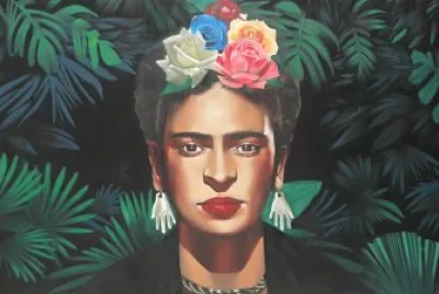 Mural de Frida en Playa del Carmen. jigsaw puzzle