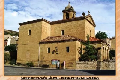 פאזל של BARRIOBUSTO-OYÃ“N  (ÃLAVA) â€“ IGLESIA DE SAN MILLÃN ABAD