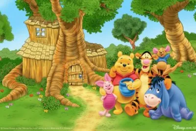 28 Winnie Pooh en el campo jigsaw puzzle