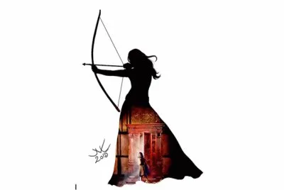 niÃ±a con arco y flecha