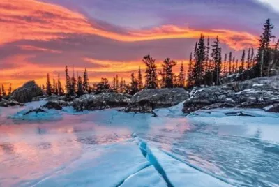 Winter in the Rockies