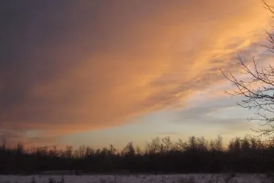 Sunrise looks like smoke from fire jigsaw puzzle