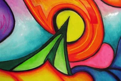 Abstract Pastel