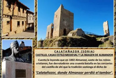 CALATAÃ‘AZOR (SORIA) - CASTILLO, CASAS Y ALMANZOR