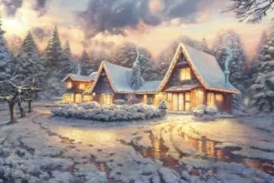paysage de neige