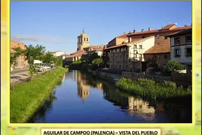 AGUILAR DE CAMPOO (PALENCIA) â€“ VISTA DEL PUEBLO jigsaw puzzle