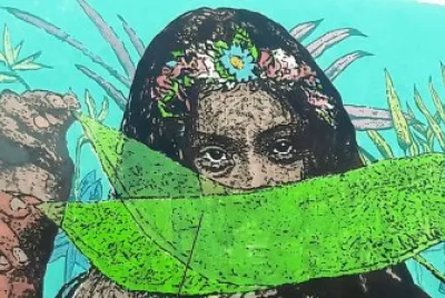 Mural en Playa del Carmen.