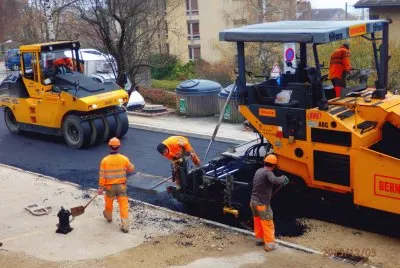 travaux au Castel