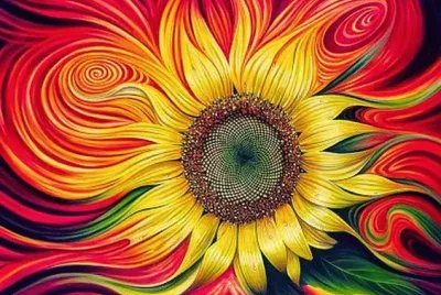 Sunflower jigsaw puzzle