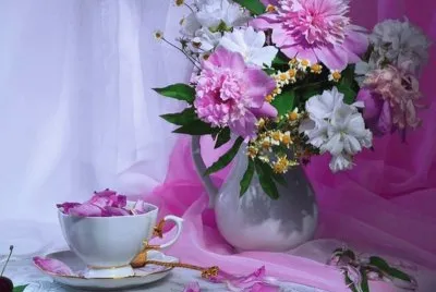 Beautiful Spring Peonies-Still Life