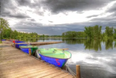 Amarre en lago-Alemania