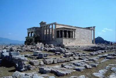 פאזל של ErecteiÃ³n, AcrÃ³polis de Atenas.