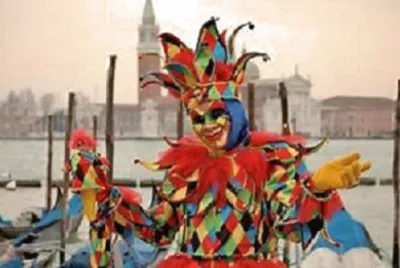 פאזל של Costume arlequin