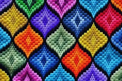 Bright Needlepoint