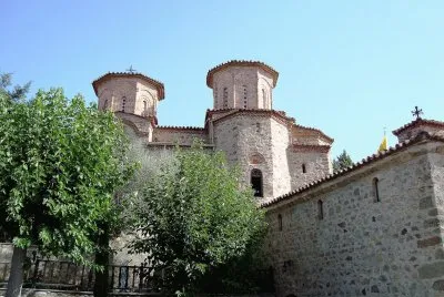Monasterio ortodoxo en Grecia.