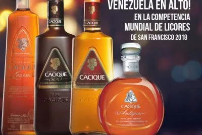 Ron AÃ±ejo Cacique cuatro presentaciones