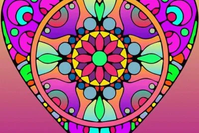 Colored Heart