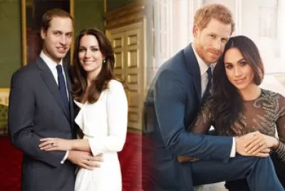 william y kate, harry y meghan