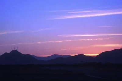 Ocaso en la Ciudad de Chihuahua.
