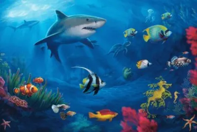 פאזל של un buseo bien criaturas del fondo del mar