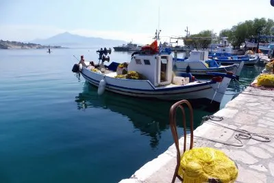 Samos GrÃ¨ce port jigsaw puzzle