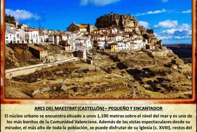 ARES DEL MAESTRAT (CASTELLÃ“N) â€“ PEQUEÃ‘O Y ENCANTADOR