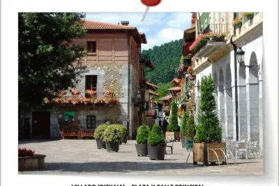 VILLARO (BIZKAIA) â€“ PLAZA Y CALLE PRINCIPAL