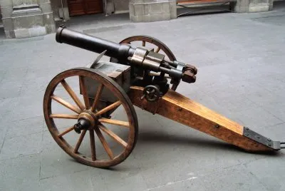 פאזל של CaÃ±Ã³n antiguo en el Castillo de Chapultepec.