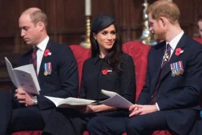 Meghan,Harry y william