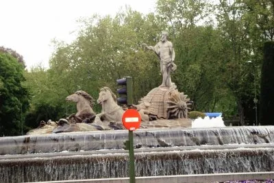 Fuente en Madrid, EspaÃ±a.