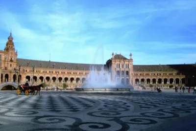 Plaza EspaÃ±a en Sevilla.