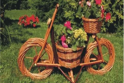 Bicycles with flowers