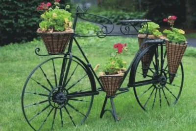 Bicycles with flowers