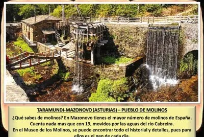 TARAMUNDI-MAZONOVO (ASTURIAS) â€“ PUEBLO DE MOLINOS jigsaw puzzle
