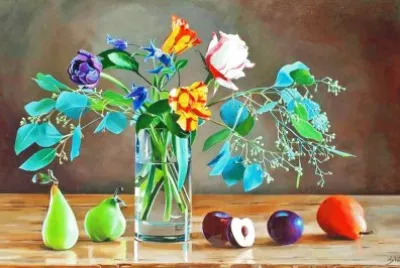 bodegon de flores jigsaw puzzle