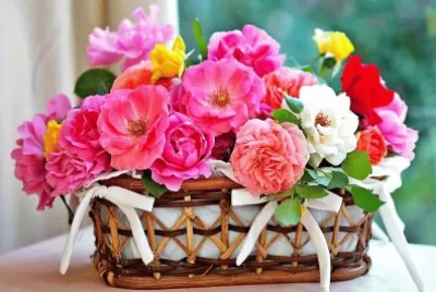 cesto de flores jigsaw puzzle