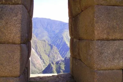 Ventana en Machu Picchu