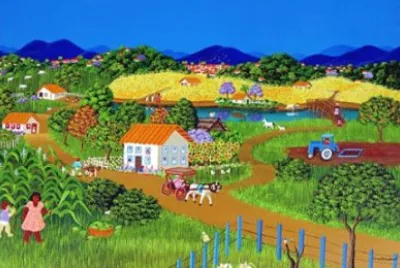 Farms in Summer jigsaw puzzle