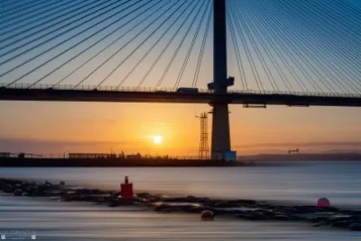Bridge Sunset - Scotland jigsaw puzzle