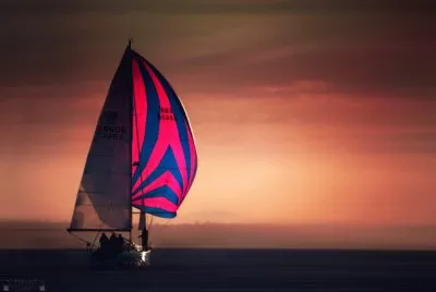 sailing sunset jigsaw puzzle