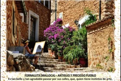 FORNALUTX (MALLOCA) â€“ ANTIGUO Y PRECIOSO PUEBLO jigsaw puzzle