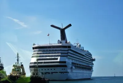 Crucero en Puerto Progreso, MÃ©xico.