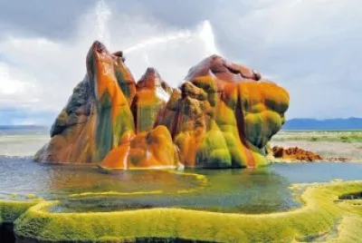 Geyser Fly Nevada EEUU jigsaw puzzle