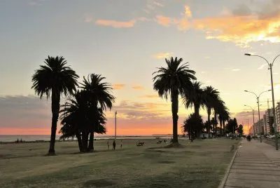 Atardecer en Montevideo, Uruguay.