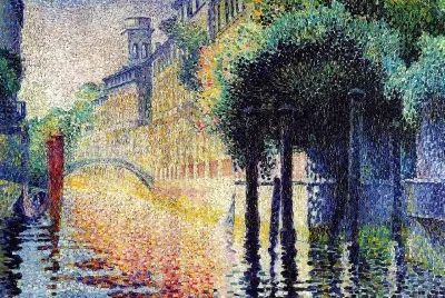 quebra-cabeÃ§a de uma pintura pontilhista