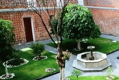 jardin y fuente jigsaw puzzle