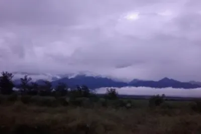Nubes en el camino. San Salvado de Jujuy