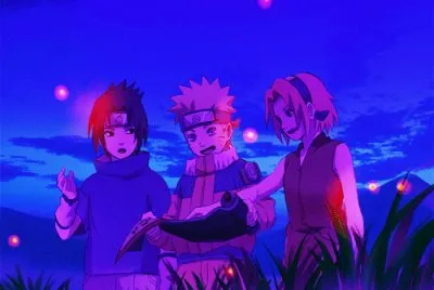 Naruto, Sasuke y Sakura