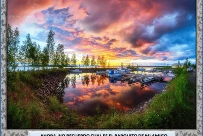 â€¦ AHORA, NO RECUERDO CUAL ES EL BARQUITO DE MI AMIGO jigsaw puzzle