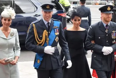 KATE, WILLIAM, MEGHAN Y HARRY